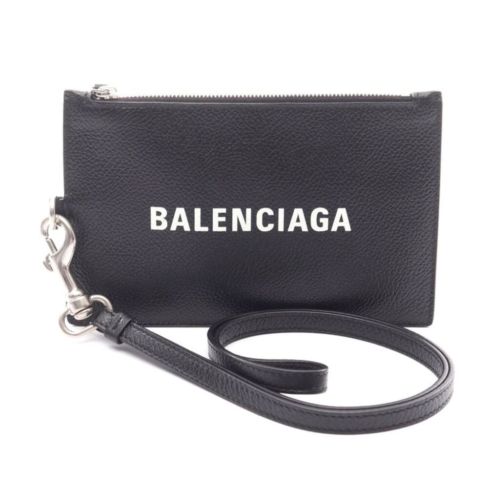 Balenciaga Leather Fragment Coin Case